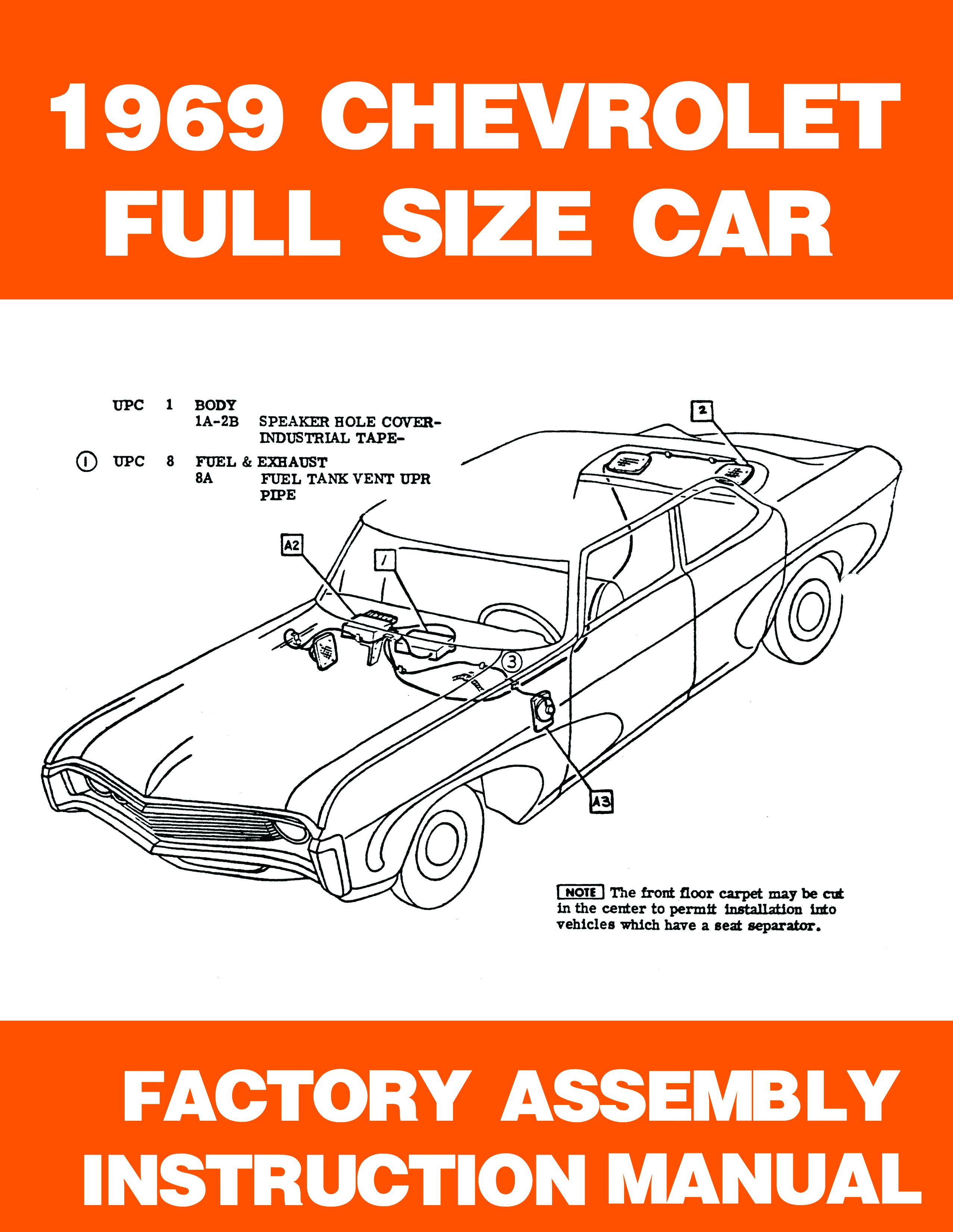 american-autowire, Factory Assembly Manual - 1969 Chevy Fullsize