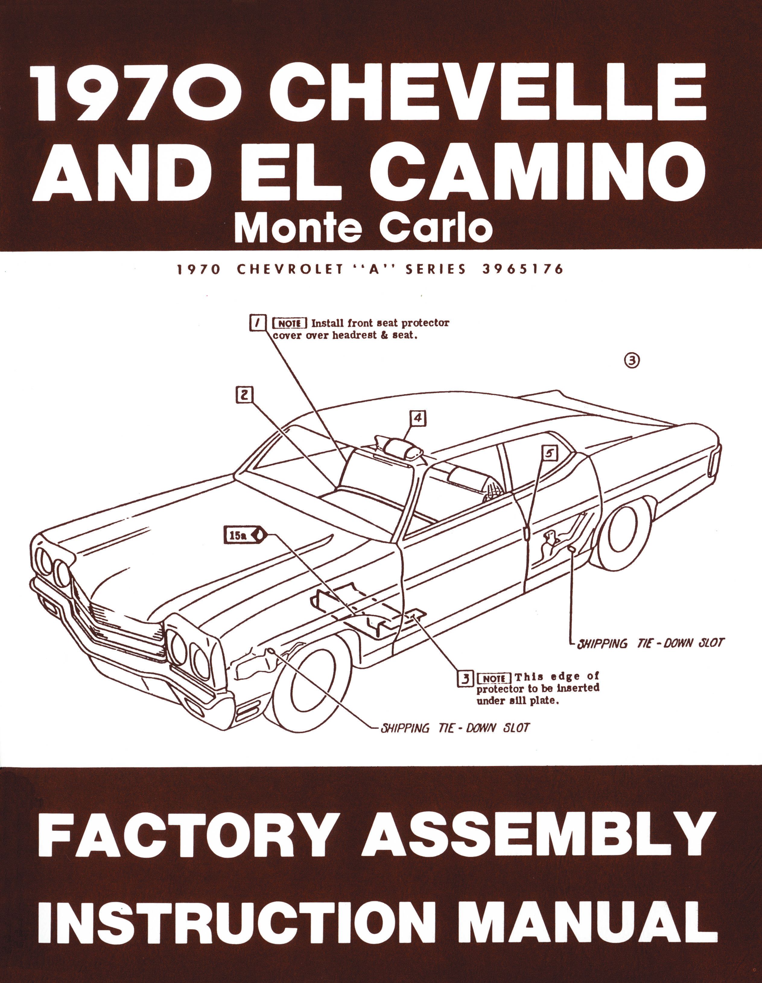 american-autowire, Factory Assembly Manual - 1970 Chevelle